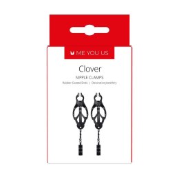 ME YOU US CLOVER NIPPLE CLAMP BLACK