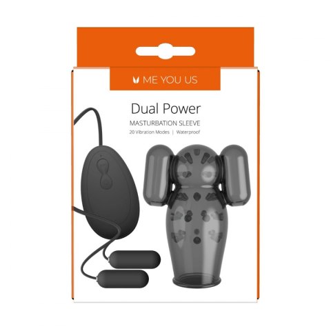 Me You Us Dual Power Masturbation Sleeve Me You Us Dual Power Masturbation Sleeve