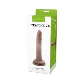 ME YOU US SILICONE ULTRA COCK CARAMEL 7.5