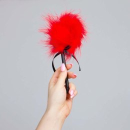 PEJCZ-MINI RED FEATHER TICKLER