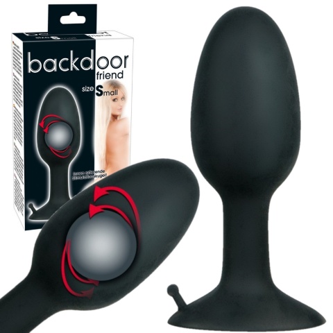 KOREK ANALNY BACKDOOR FRIEND 10 CM SILIKONOWY