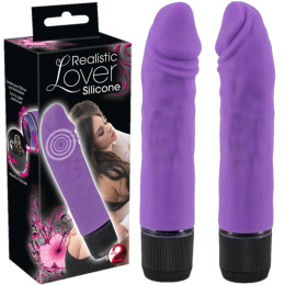 WIBRATOR REALISTYCZNY MOCNY CICHY ORGAZM 14,5CM