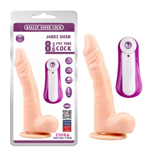 JAMES DEEN 8.5" VIBRATING DILDO JAMES DEEN 8.5" VIBRATING DILDO