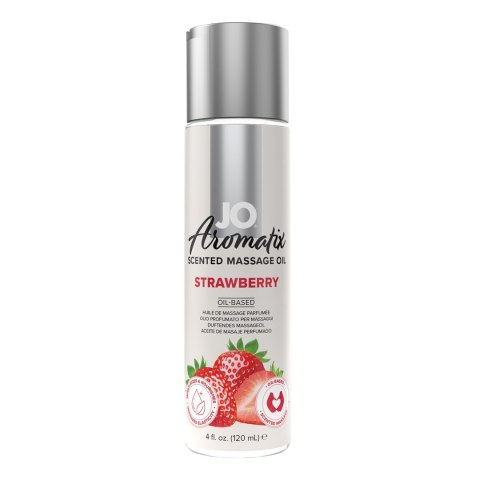 OLEJEK DO MASAŻU AROMATIX SCENTED STRAWBERRY 120 ML SYSTEM JO OLEJEK DO MASAŻU AROMATIX SCENTED STRAWBERRY 120 ML SYSTEM JO