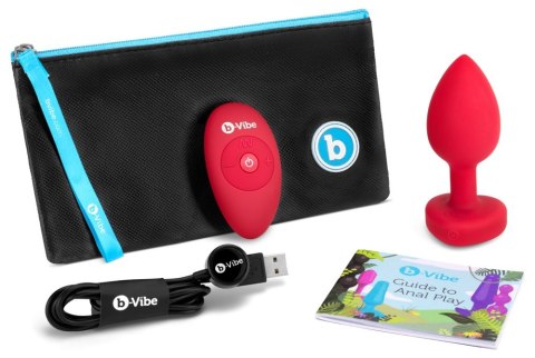 Vibrating Heart Plug M/L Red Vibrating Heart Plug M/L Red
