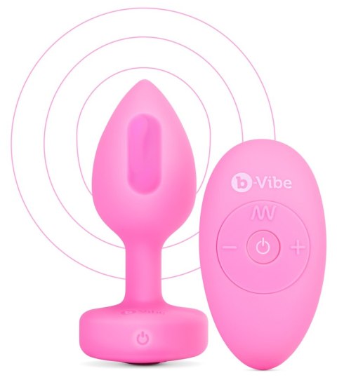 Vibrating Heart Plug S/M Pink Vibrating Heart Plug S/M Pink