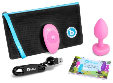 Vibrating Heart Plug S/M Pink Vibrating Heart Plug S/M Pink