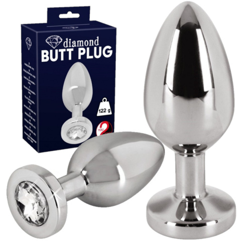 KOREK ANAL SEX STALOWY JEWEL DIAMOND 6 CM KRYSZTAL KOREK ANAL SEX STALOWY JEWEL DIAMOND 6 CM KRYSZTAL