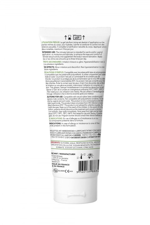 EXSENS LUBRICANT RASPBERRY 100ML EXSENS LUBRICANT RASPBERRY 100ML