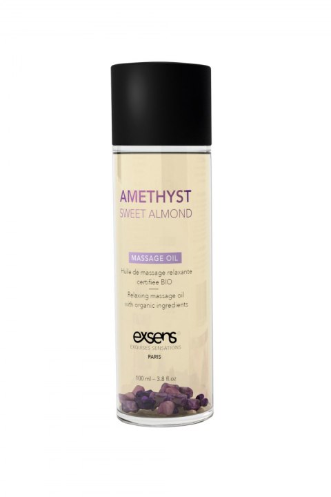 EXSENS ORGANIC MASSAGE OIL AMETHYST SWEET ALMOND 100ML EXSENS ORGANIC MASSAGE OIL AMETHYST SWEET ALMOND 100ML