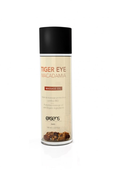 EXSENS ORGANIC MASSAGE OIL TIGER EYE MACADAMIA 100ML EXSENS ORGANIC MASSAGE OIL TIGER EYE MACADAMIA 100ML