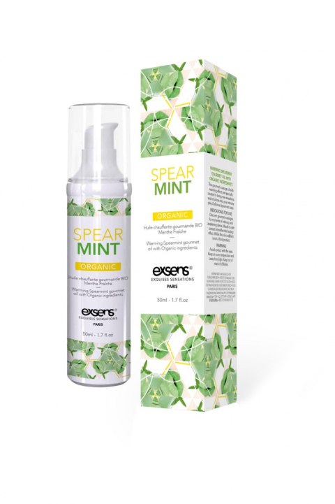 EXSENS WARMING MASSAGE OIL SPEARMINT ORGANIC 50ML EXSENS WARMING MASSAGE OIL SPEARMINT ORGANIC 50ML