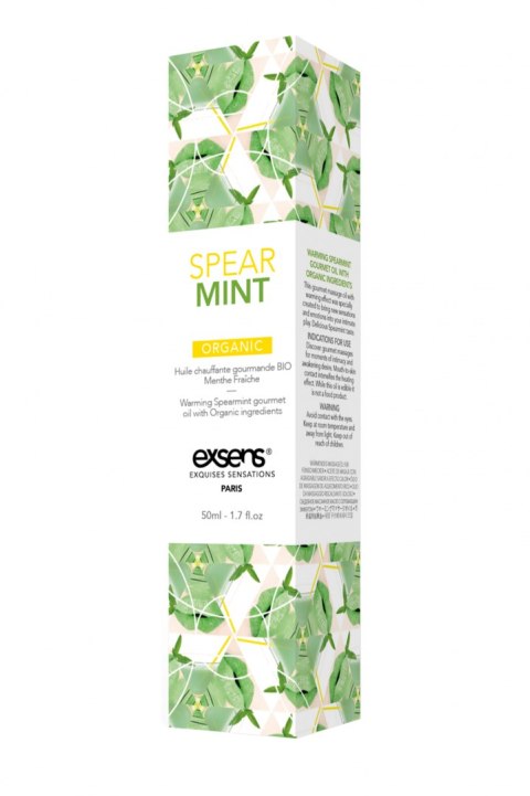 EXSENS WARMING MASSAGE OIL SPEARMINT ORGANIC 50ML EXSENS WARMING MASSAGE OIL SPEARMINT ORGANIC 50ML