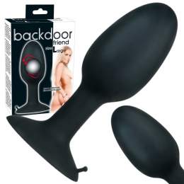 KOREK ANALNY BACKDOOR FRIEND 12 CM SILIKONOWY