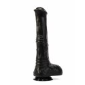 ELASTYCZNE NATURALNE DILDO 31,5 CM Z PRZYSSAWKĄ