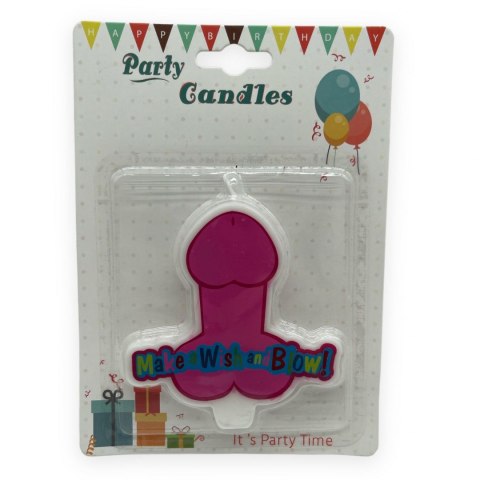 ŚWIECZKA-PARTY PENIS CANDLE XL PINK ŚWIECZKA-PARTY PENIS CANDLE XL PINK