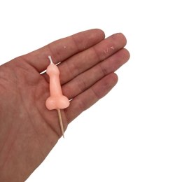 ŚWIECZKI-PARTY PENIS CANDLES 5PCS PACK FLESH