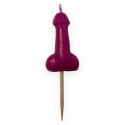 ŚWIECZKI-PARTY PENIS CANDLES 5PCS PACK PINK