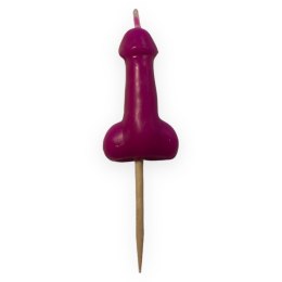 ŚWIECZKI-PARTY PENIS CANDLES 5PCS PACK PINK
