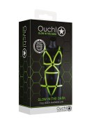 FULL BODY HARNESS - GITD - NEON GREEN/BLACK - L/XL