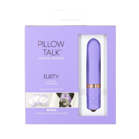 PILLOW TALK - FLIRTY MINI MASSAGER SPECIAL EDITION PILLOW TALK - FLIRTY MINI MASSAGER SPECIAL EDITION