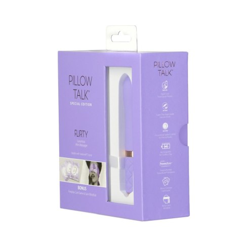 PILLOW TALK - FLIRTY MINI MASSAGER SPECIAL EDITION PILLOW TALK - FLIRTY MINI MASSAGER SPECIAL EDITION