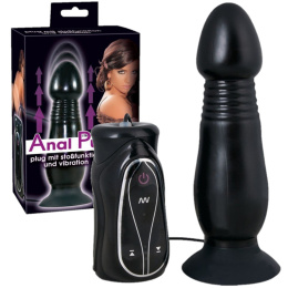 KOREK ANALNY 7 FUNKCJI WIBRACJI ANAL SEX 16 CM