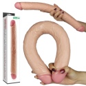 SEX OBUSTRONNY PENIS DŁUGIE DILDO ŻELOWY 45 CM