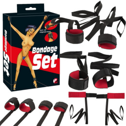 ZESTAW DO KRĘPOWANIA RĄK I NÓG ZABAWKI SEX BDSM