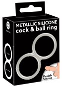 METALLIC SILICONE DOUBLE RING