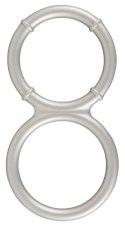METALLIC SILICONE DOUBLE RING