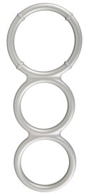 METALLIC SILICONE TRIPLE RING