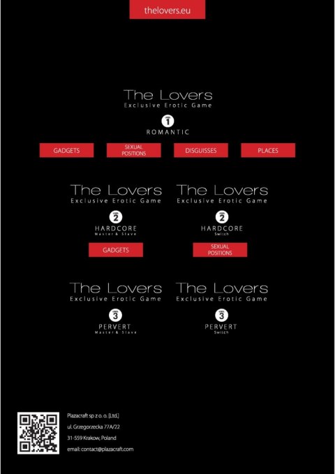 THE LOVERS - EKSKLUZYWNA GRA EROTYCZNA (LEVEL 1 - ROMANTIC) PL THE LOVERS - EKSKLUZYWNA GRA EROTYCZNA (LEVEL 1 - ROMANTIC) PL