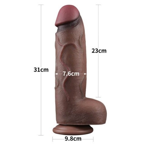 Dildo silikonowe Dual Layered XXL 31 cm Lovetoy Dildo silikonowe Dual Layered XXL 31 cm Lovetoy