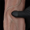 Dildo silikonowe Dual Layered XXL 33 cm Lovetoy