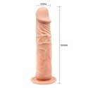 DILDO REALISTYCZNE ŻYŁY DŁUGIE Z PRZYSSAWKĄ 20 CM