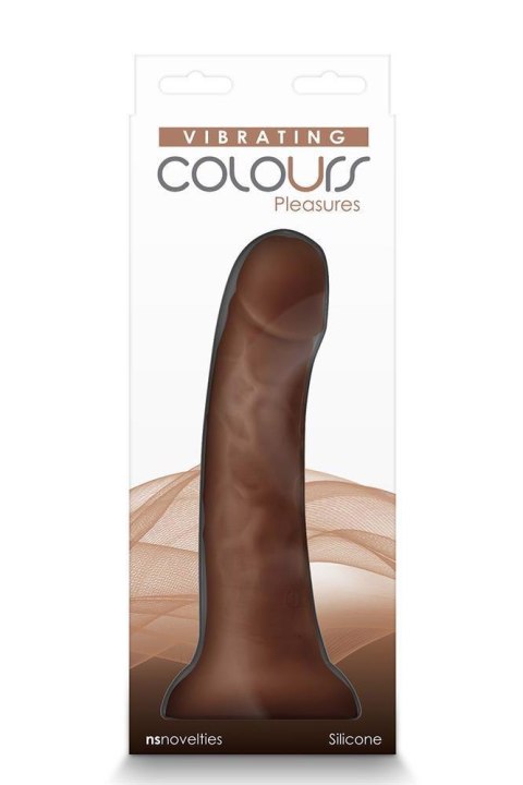 COLOURS PLEASURES 7" VIBRATING DONG BROWN COLOURS PLEASURES 7" VIBRATING DONG BROWN