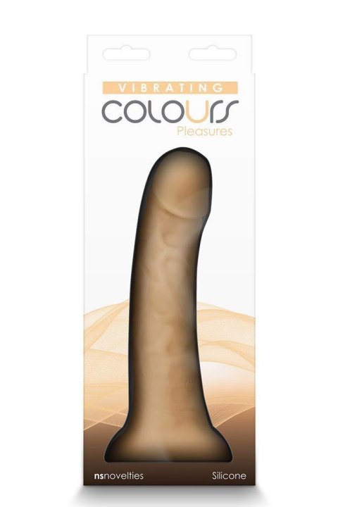 COLOURS PLEASURES 7" VIBRATING DONG FLESH COLOURS PLEASURES 7" VIBRATING DONG FLESH