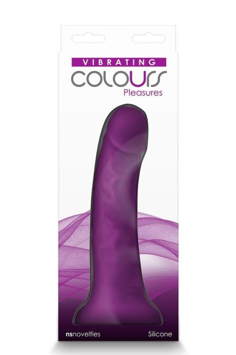 COLOURS PLEASURES 7" VIBRATING DONG PURPLE COLOURS PLEASURES 7" VIBRATING DONG PURPLE