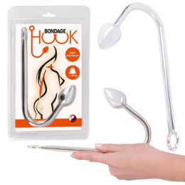 KOREK ANALNY HAK ALUMINIOWY PLUG DO ANUSA 24 CM
