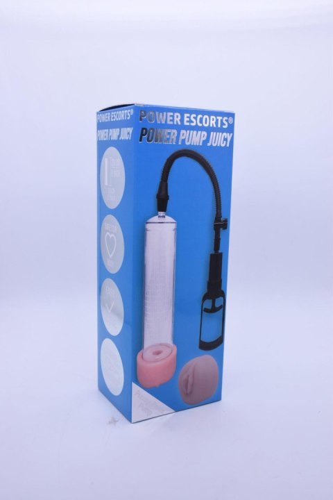 POWER ESCORTS -POWER PUMP JUICY - PENIS PUMP - WITH IMPROVED EXCHANGEABLE PUSSY - BLACK/TRANSPARANT POWER ESCORTS -POWER PUMP JUICY - PENIS PUMP - WITH IMPROVED EXCHANGEABLE PUSSY - BLACK/TRANSPARANT