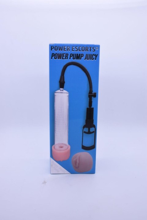 POWER ESCORTS -POWER PUMP JUICY - PENIS PUMP - WITH IMPROVED EXCHANGEABLE PUSSY - BLACK/TRANSPARANT POWER ESCORTS -POWER PUMP JUICY - PENIS PUMP - WITH IMPROVED EXCHANGEABLE PUSSY - BLACK/TRANSPARANT
