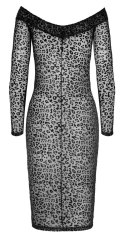 Sukienka Leopard S Noir Handmade