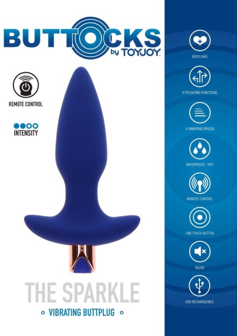The Sparkle Buttplug Blue The Sparkle Buttplug Blue