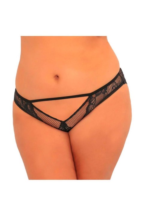 DECONSTRUCTED CROTCHLESS PANTY BLACK, XL/XXL DECONSTRUCTED CROTCHLESS PANTY BLACK, XL/XXL