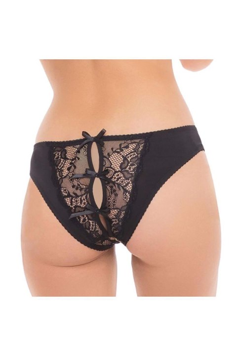 SIMPLE FANTASY CROTCHLESS PANTY BLACK, M/L SIMPLE FANTASY CROTCHLESS PANTY BLACK, M/L