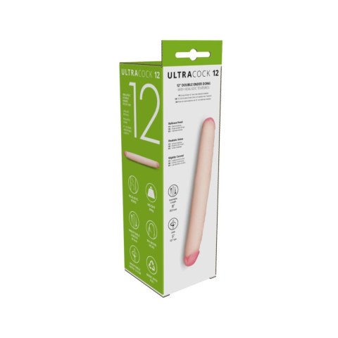 SOLIDNE DILDO PODWÓJNA PENETRACJA WAGINALNO ANALNY ME YOU US ULTRA COCK DOUBLE ENDED DILDO (12") SOLIDNE DILDO PODWÓJNA PENETRACJA WAGINALNO ANALNY ME YOU US ULTRA COCK DOUBLE ENDED DILDO (12")