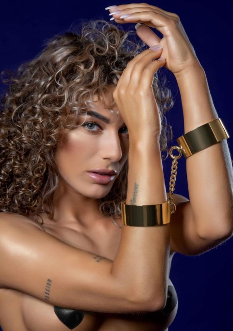 SLAVE WRIST CUFFS ROSE GOLD SLAVE WRIST CUFFS ROSE GOLD