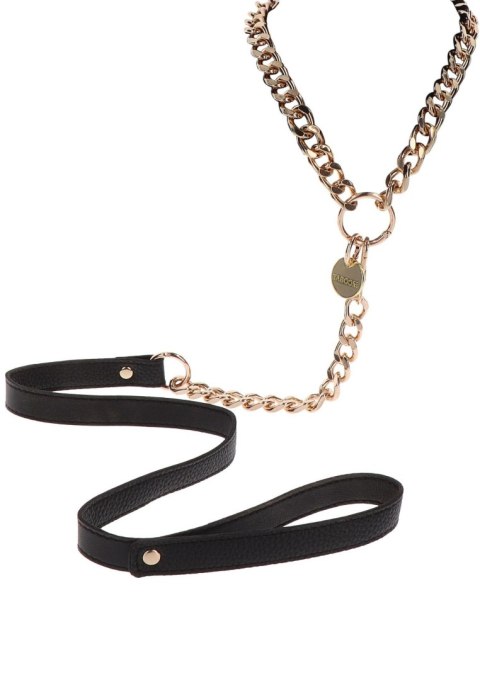 STATEMENT COLLAR AND LEASH ROSE GOLD STATEMENT COLLAR AND LEASH ROSE GOLD