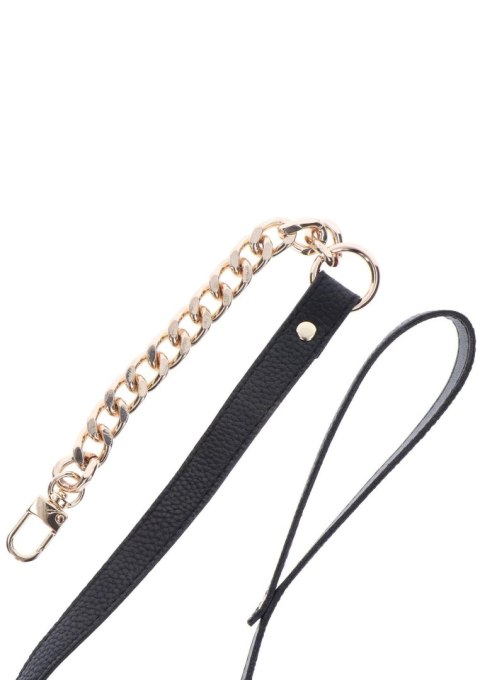 STATEMENT COLLAR AND LEASH ROSE GOLD STATEMENT COLLAR AND LEASH ROSE GOLD